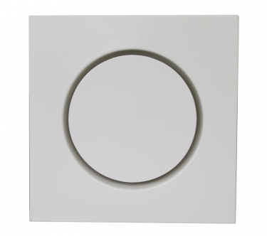 Foto Bouche de soufflage carrée en acier blanc Ral 9010 BCS